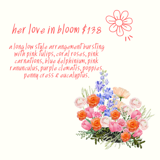 her love in bloom- mother's day flowers