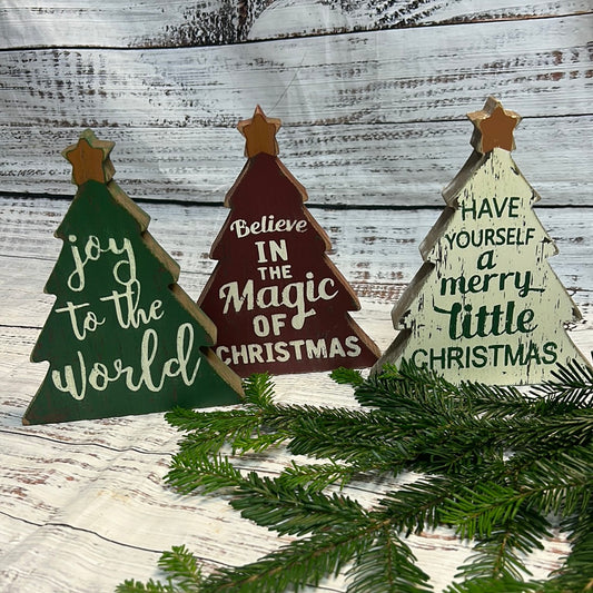 Printed Christmas Trees